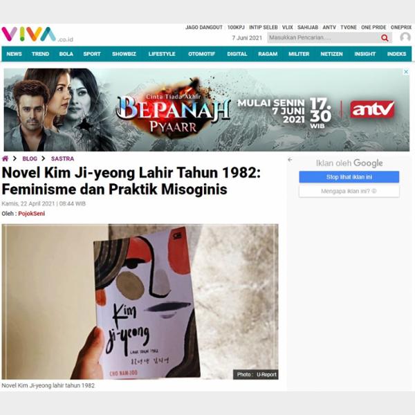 Novel Kim Ji-yeong Lahir Tahun 1982: Feminisme dan Praktik Misoginis