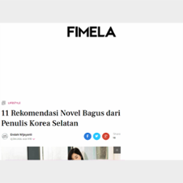 11 Rekomendasi Novel Bagus dari Penulis Korea Selatan