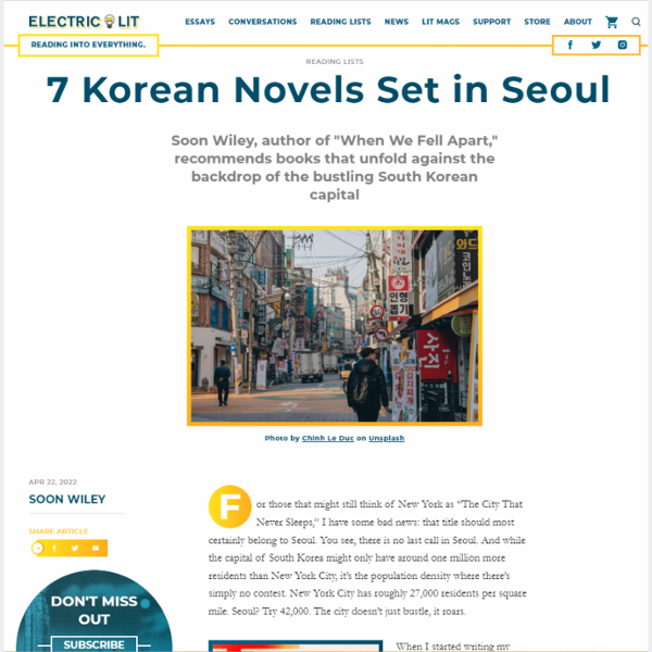 7 Korean Novels Set in Seoul