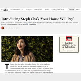 Introducing Steph Cha’s ‘Your House Will Pay’