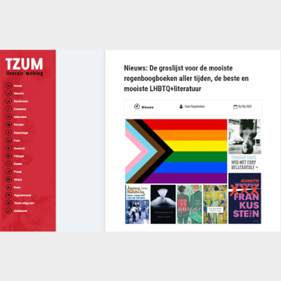 Nieuws: De groslijst voor de mooiste regenboogboeken aller tijden, de beste en mooiste LHBTQ+literatuur