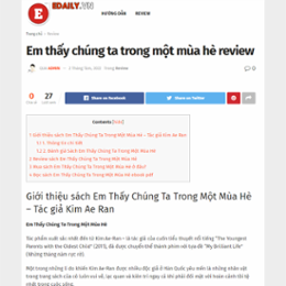 Em thấy chúng ta trong một mùa hè review