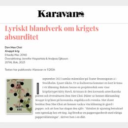 Lyriskt blandverk om krigets absurditet