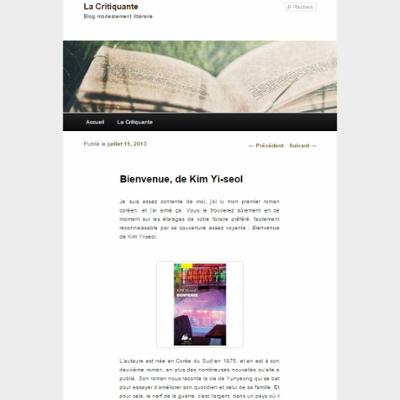 Bienvenue, de Kim Yi-seol