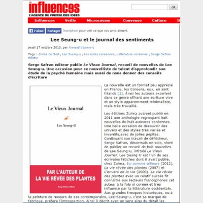 Lee Seung-u et le journal des sentiments