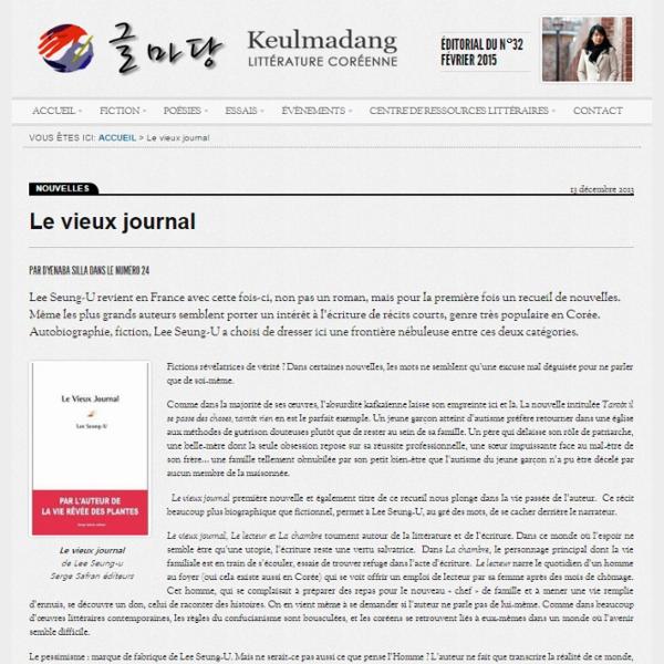 Le vieux journal