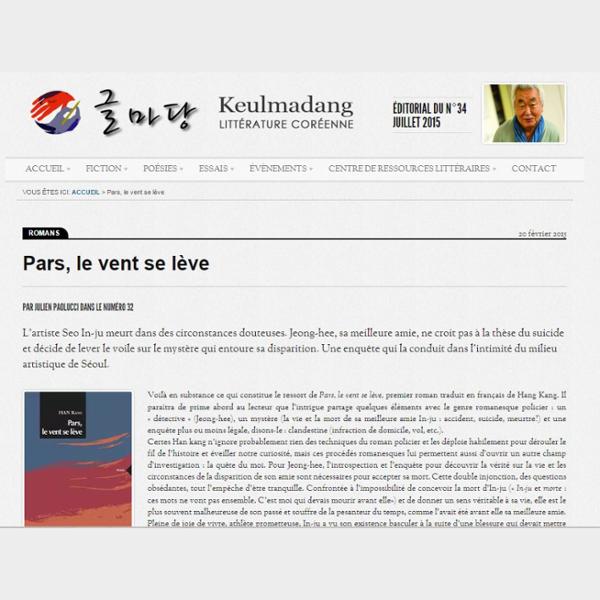 [Keulmadang] Pars, le vent se lève