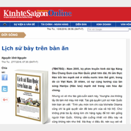 Lịch sử bày trên bàn ăn