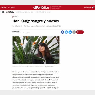 Han Kang: sangre y huesos