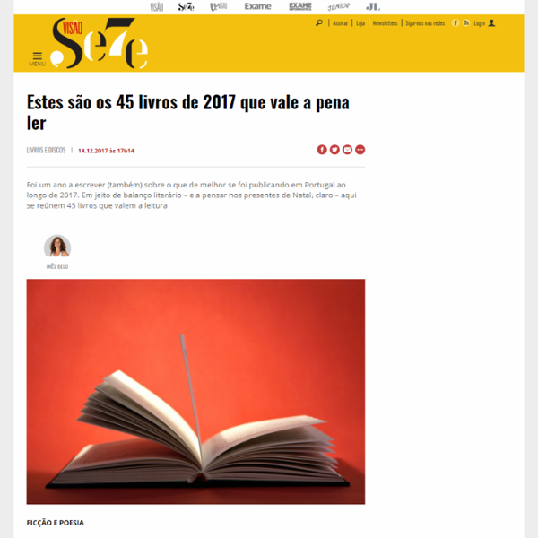 Estes são os 45 livros de 2017 que vale a pena ler