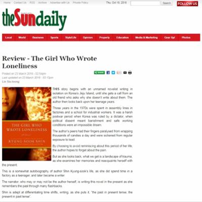 Review - The Girl Who Wrote Loneliness