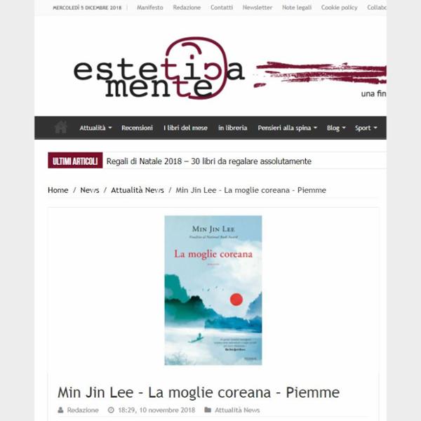 Min Jin Lee – La moglie coreana – Piemme