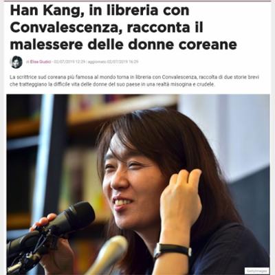 Han Kang, in libreria con Convalescenza, racconta il malessere delle donne coreane