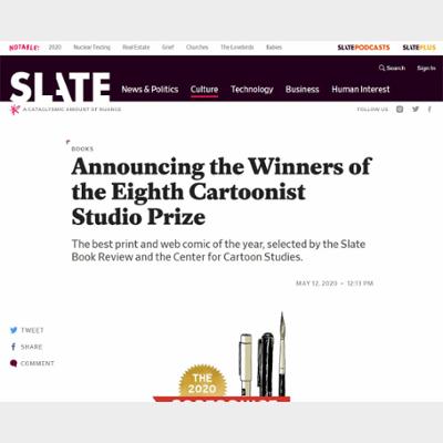 Announcing the Winners of the Eighth Cartoonist Studio Prize