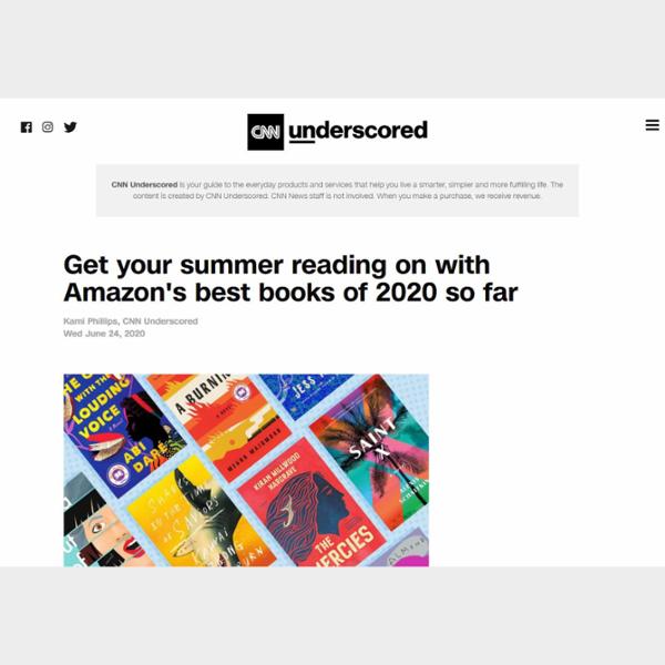 Get your summer reading on with Amazon's best books of 2020 so far