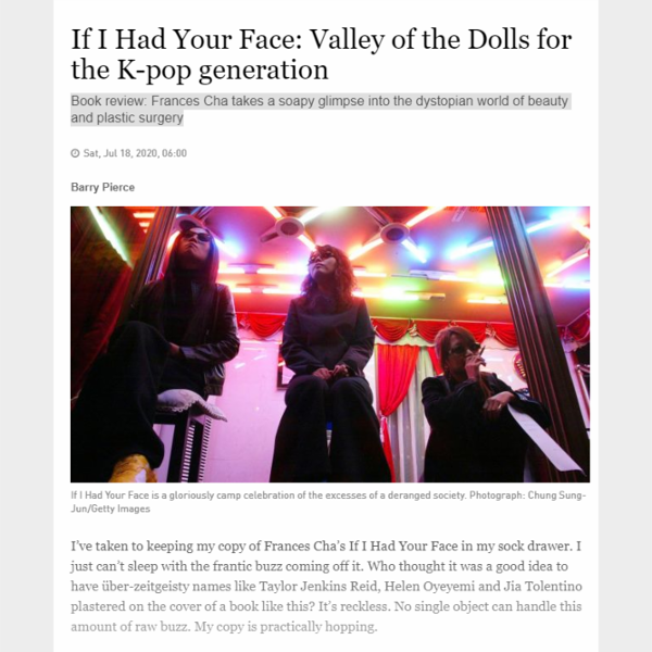 If I Had Your Face: Valley of the Dolls for the K-pop generation