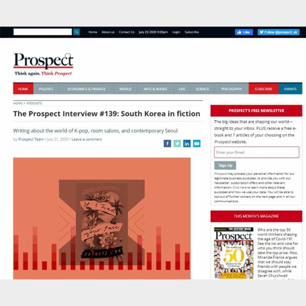 The Prospect Interview #139: South Korea in fiction